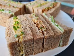 Vegan sandwiches at Grand Patisserie  in Paignton