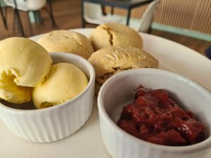 Scones at Grand Patisserie  in Paignton
