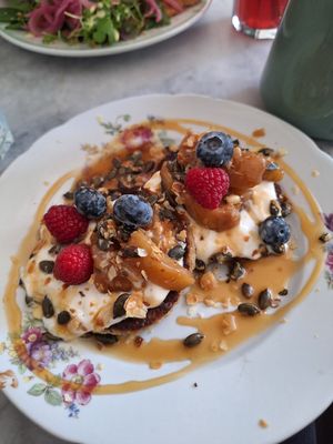 banana pancakes at Et Alors gent in Ghent