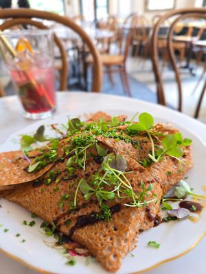 Galette Jean Paul vegan version at Et Alors gent in Ghent