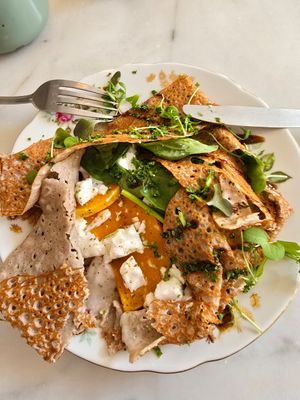 Galette Jean Paul vegan version at Et Alors gent in Ghent