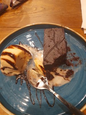 Vegan pudding! at Tap & Tandor in Portsmouth