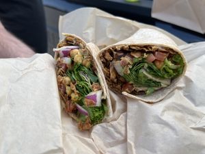 Chickpea “bacon” wrap - special   at The Iron Cactus in Kingston