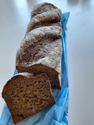 Malt seed pan at Kanniston Leipomo - Sello in Espoo