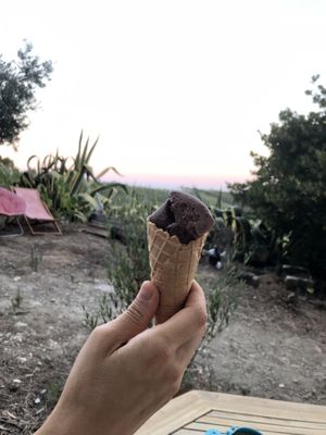 Nice cream   at Alem do Vale  in Vale Da Figueira Estreito