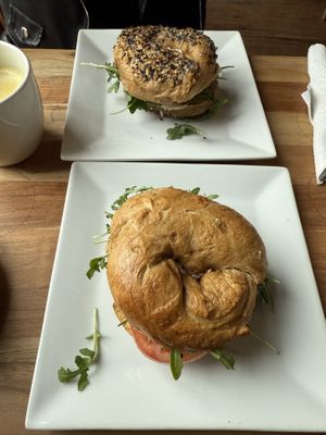 Vegan bagel    at Cafe Joust  in Catskill