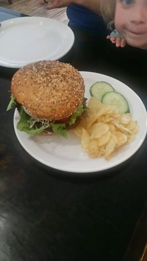 burger  at The Food Forest in Peterborough
