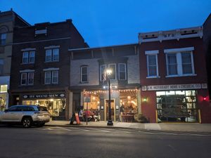 Outside of the restaurant. at Baba Louie's in Hudson