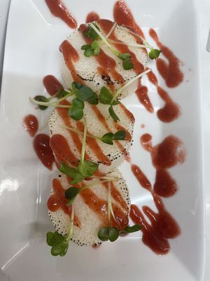 Japanese Yam with Plum Flesh  at Kasu Udon Ebisuya 2 Go-Shop in Osaka