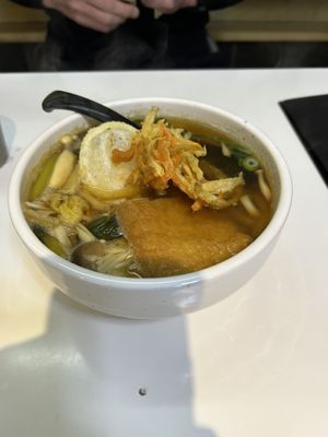 Vegan ramen  #Veganuary at Kasu Udon Ebisuya 2 Go-Shop in Osaka