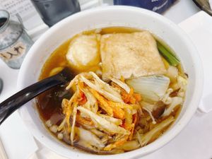 Vegan Undo！無五葷蛋奶！非常好吃～ at Kasu Udon Ebisuya 2 Go-Shop in Osaka