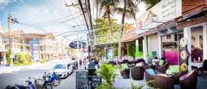 Siam Dreams Restaurant - outside terrace at Siam Dreams Restaurant and Lounge in Koh Samui