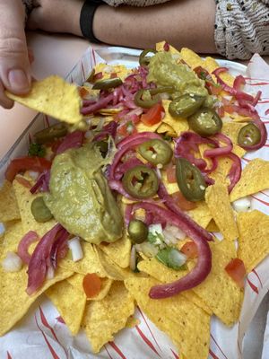 Nachos. Boooring    at Los Gordos in London