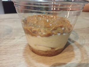 Cheesecake con crema de Lotus at Shlen - Salamanca in Madrid