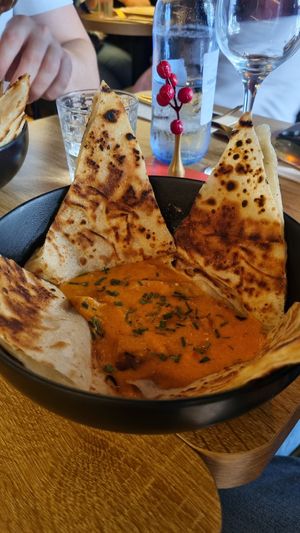 Non chicken curry at Shlen - Salamanca in Madrid