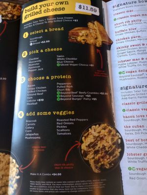 Menu February 2024 (2 of 3) at I Heart Mac & Cheese in Cincinnati