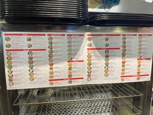 Menu with clearly marked vegan and vegetarian options at Dim Sum Inn in Staines-upon-thames