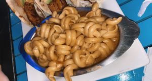 vegan mac and cheese at Sal's Ballyhoo's in Key Largo