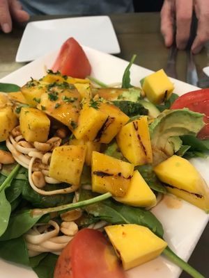 Joe Verses the Volcano salad at Sal's Ballyhoo's in Key Largo