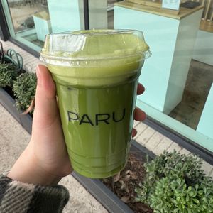 matcha & oat milk   at PARU in La Jolla