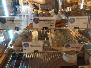 Vegan cake at Madal Cafe in Budapest