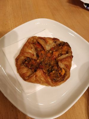 Vegan pastary at Madal Cafe in Budapest