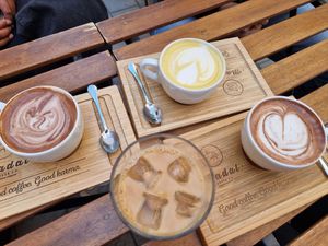 Drinks at Madal Cafe in Budapest