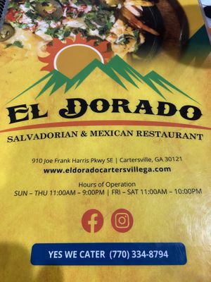 Recommend   at El Dorado Salvadorian in Cartersville