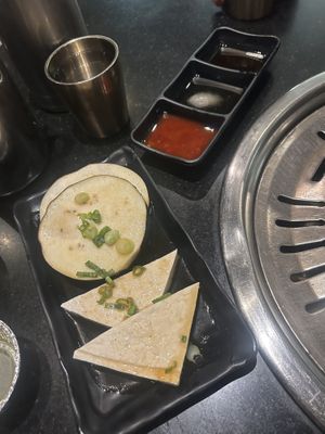 Marinated eggplant and tofu bulgogi at Master Kim's Korean BBQ  in Las Vegas