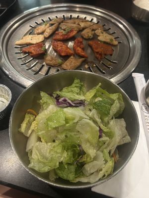 House salad at Master Kim's Korean BBQ  in Las Vegas