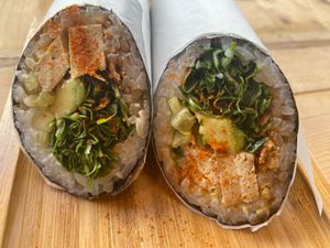 Tofu burrito made spicy at Cultivate  in Lisbon