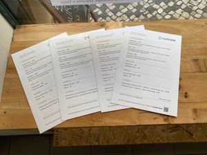 Menus at Cultivate  in Lisbon