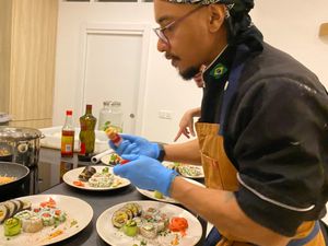 Sushi at Cultivate  in Lisbon