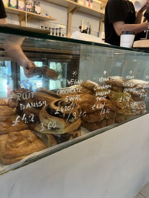 Entire vegan selection   at The Artisan Baker in Cheltenham