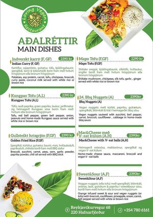  at Loving Vegan  in Hafnarfjordur