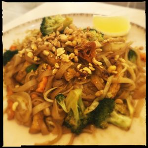 Pad thai…mmm😄 at Loving Vegan  in Hafnarfjordur