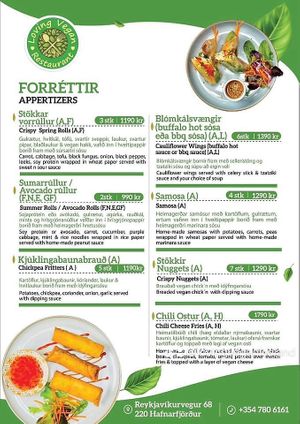   at Loving Vegan  in Hafnarfjordur