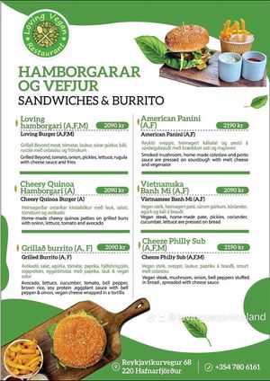   at Loving Vegan  in Hafnarfjordur