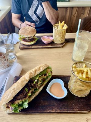 vegan Burger and Banh mi   at Loving Vegan  in Hafnarfjordur
