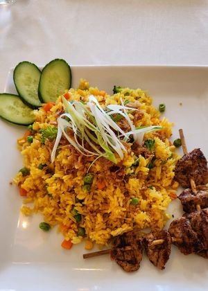 Golden fried rice at Loving Vegan  in Hafnarfjordur