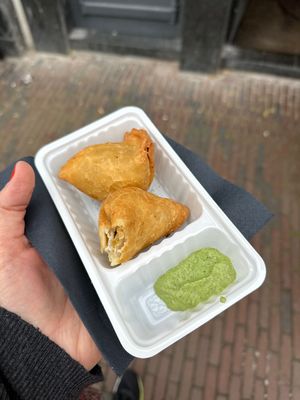 Vegan Samosa  at BlendHouse in Utrecht