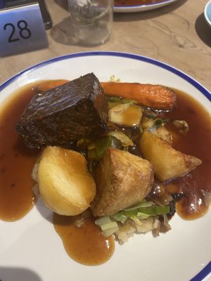 Sunday roast - nut loaf   at Whitechurch in Durham