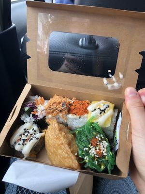 Vegan sushi - takeaway option.  at SUPE Vegan - George Town in Penang