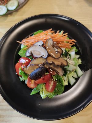 Salad with mushrooms at SUPE Vegan - George Town in Penang