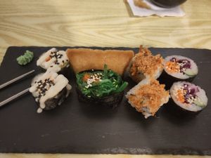 8 piece platter at SUPE Vegan - George Town in Penang