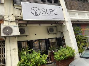 The front  at SUPE Vegan - George Town in Penang