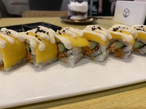 the mango roll  at SUPE Vegan - George Town in Penang