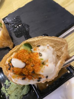 the spiced inari roll  at SUPE Vegan - George Town in Penang