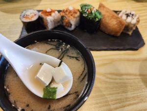 Miso soup at SUPE Vegan - George Town in Penang