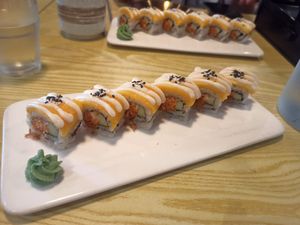 Mango sushi at SUPE Vegan - George Town in Penang